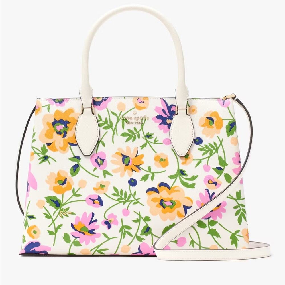 NWT - Kate Spade - Rae Printed Medium Satchel